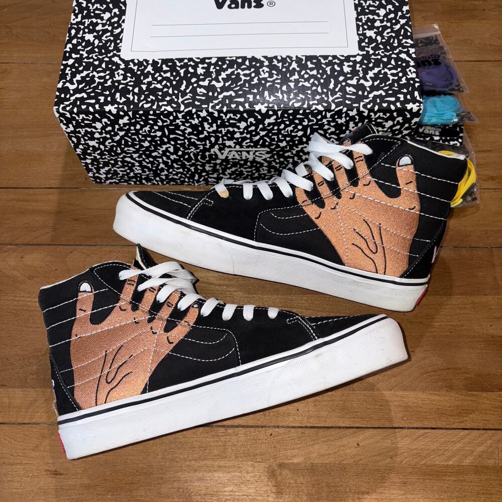 Vans Vault x Imran Potato UA Sk8-Hi VR3 LX Black Hand Rare Men's Size US 8M